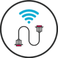 cabling round icon